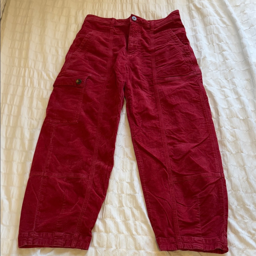 Anthropologie Utility Barrel Pants
